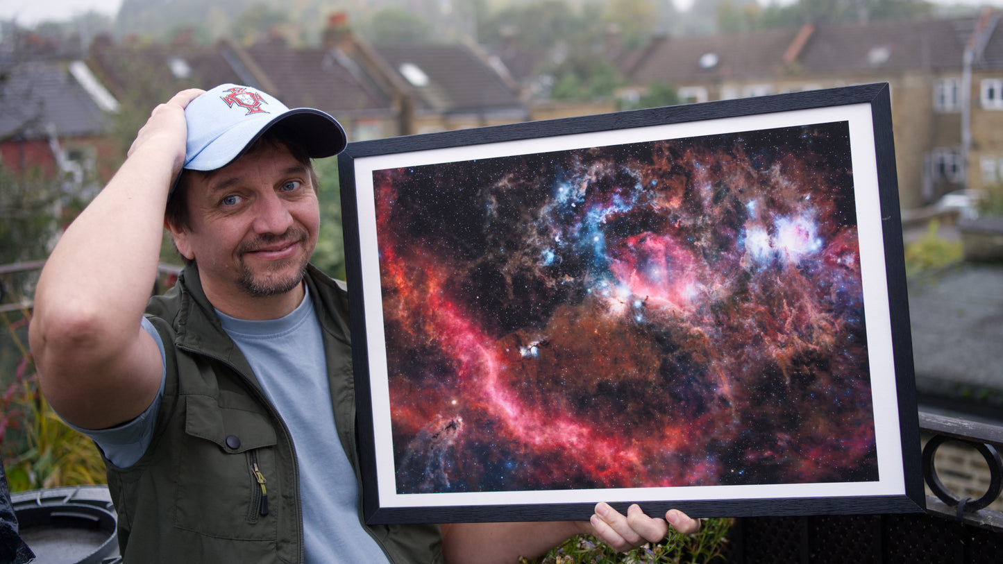 Nebulae around Orion's Belt